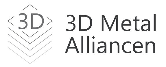 Logo for 3D Metal alliancen, udstiller på Spånligaen 2020